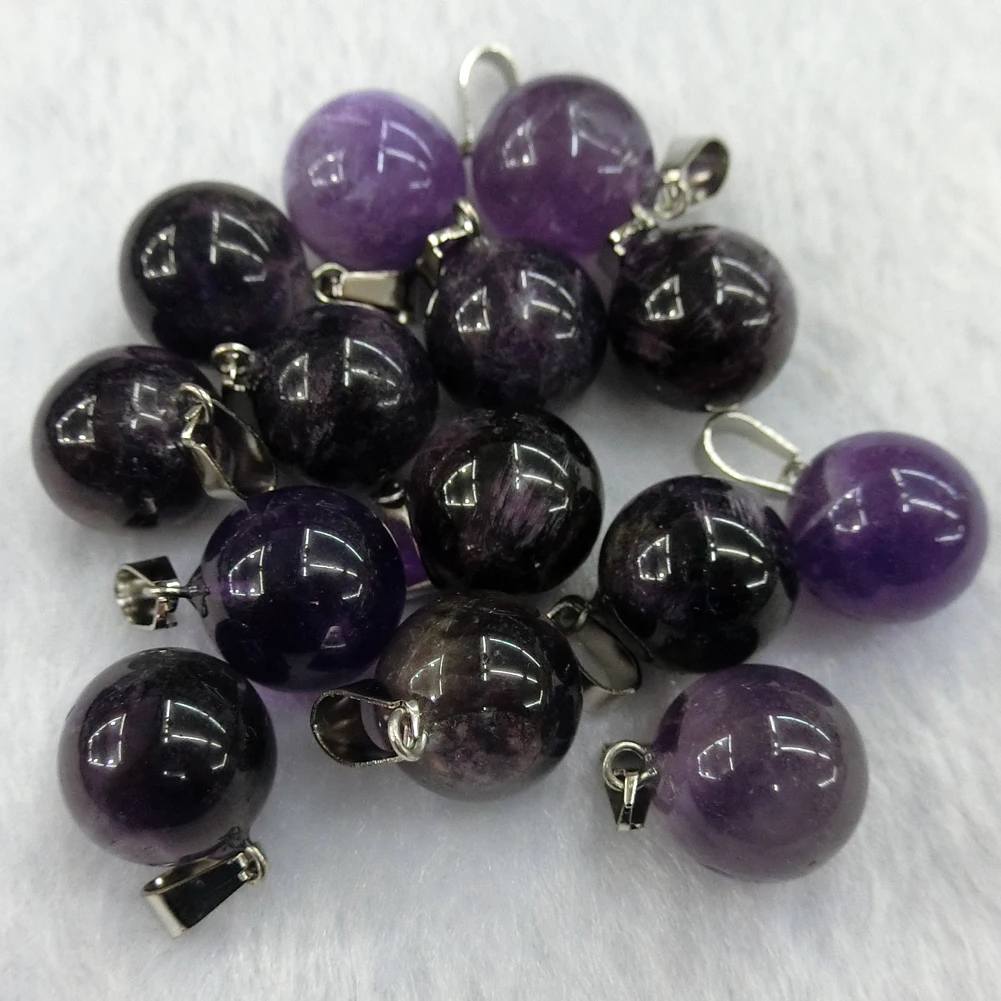 

24pcs Natural Amethysts Stone Heart corazón Charms Hexagonal Treat Pillar Healing Reiki Point Pendants for Jewelry Making Free