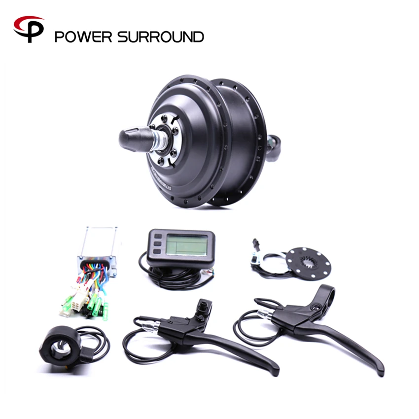 

2020 Electric 36v350w Front/rear Electric Bike Conversion Kit Brushless Hub Motors with ebike system