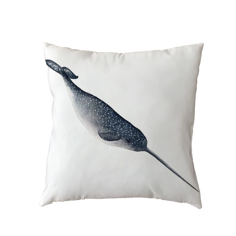 Чехол для подушки из полиэстера персиковой кожи милый чехол с изображением