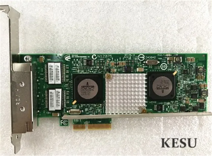 Сетевая карта PCI-E x4 4 порта 1000 Мбит/с bcm5709C | Компьютеры и офис
