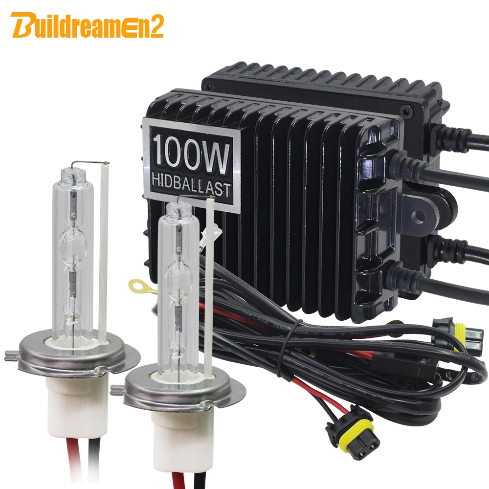 Buildreamen2 100 Вт 10000LM высокой мощности ксеноновый комплект переменного тока балласт +