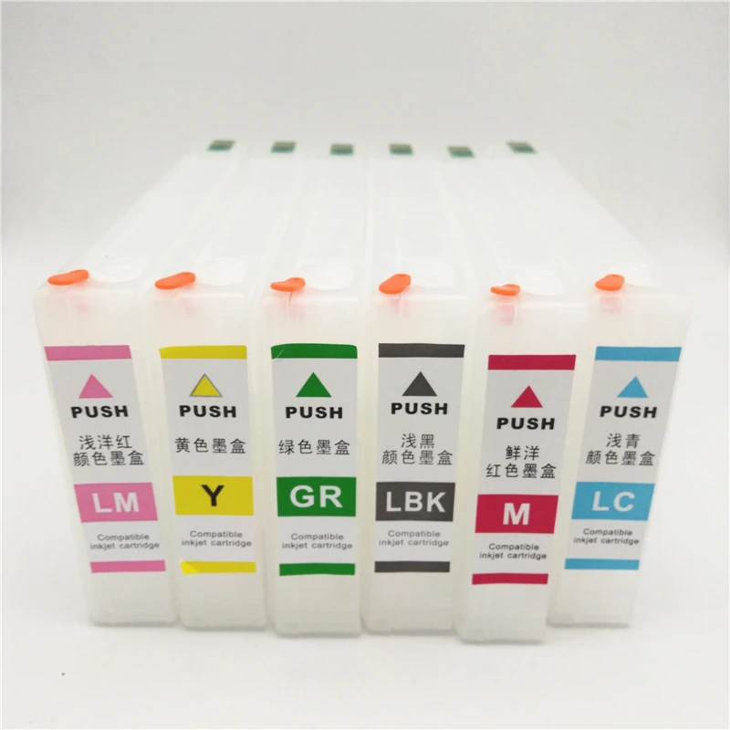 

vilaxh T653A T653B Refillable Ink Cartridge For Epson T6531 - T6539 Stylus Pro 4900 Printer With ARC Chip