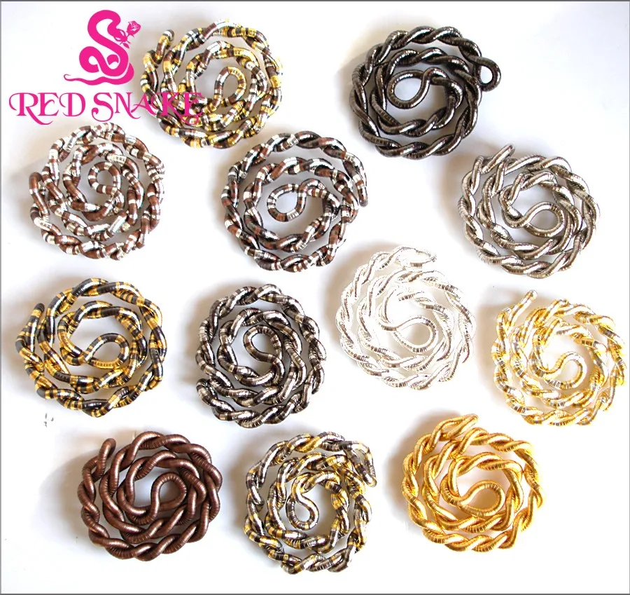 Красная змеиная розничная продажа серебро покрытием в стиле панк Цепочки и