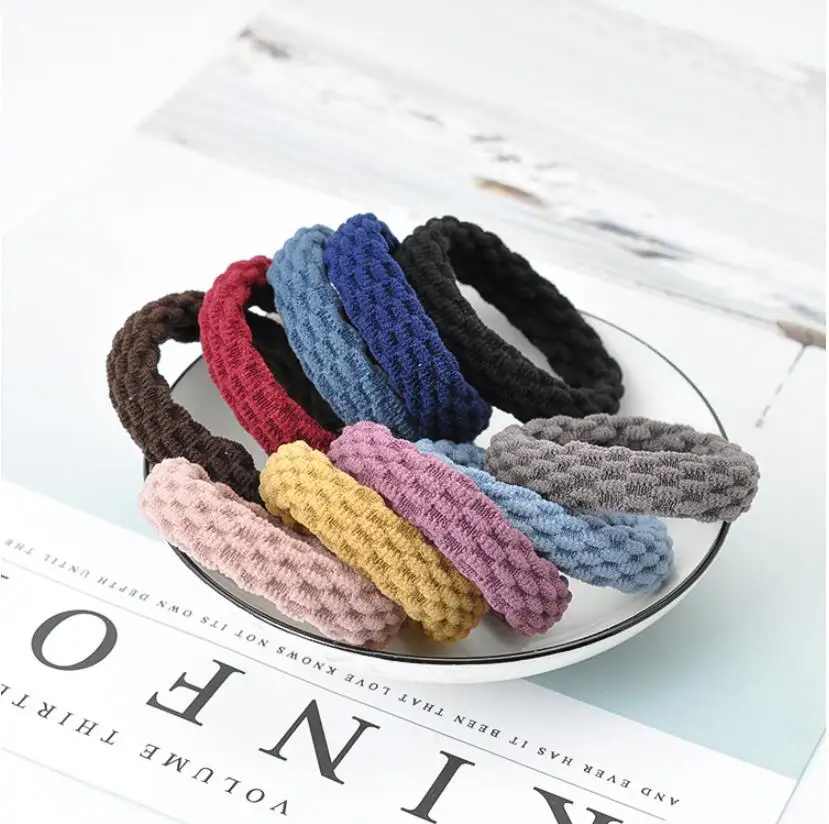 10 шт./партия женские нейлоновые резинки для волос