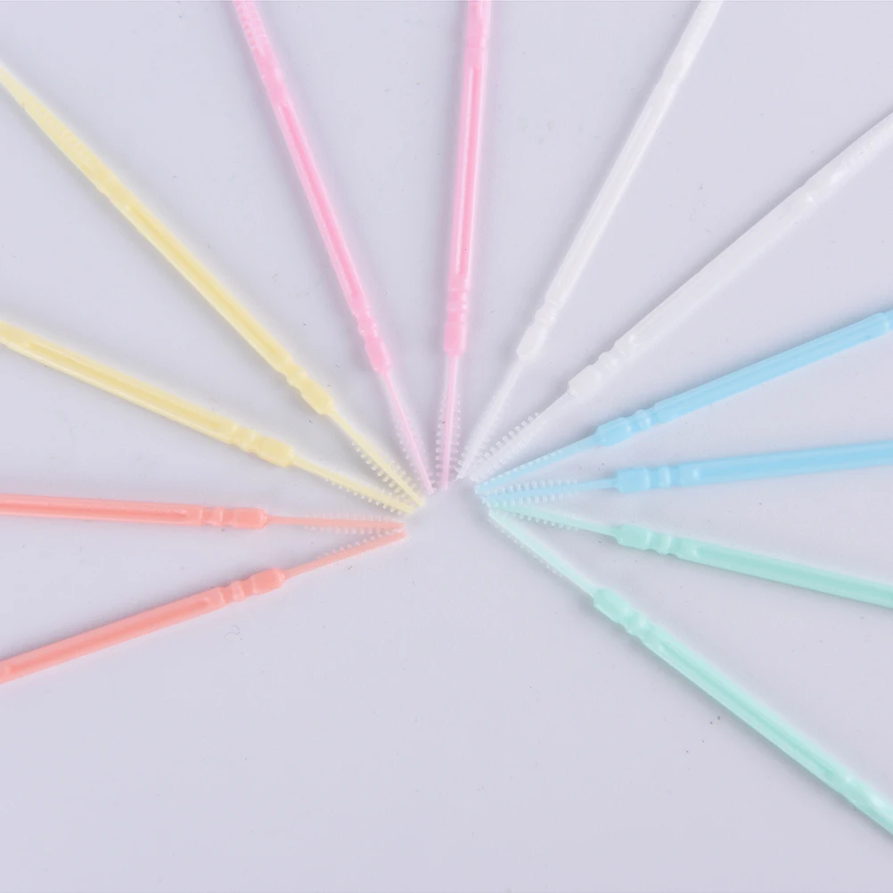 100 шт. портативный пластиковый зуб pick Oral Dental pick s экологичный зуб pick