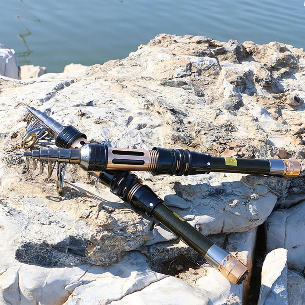 Мини удочка 99% карбоновая портативная телескопическая эксклюзивная для морской