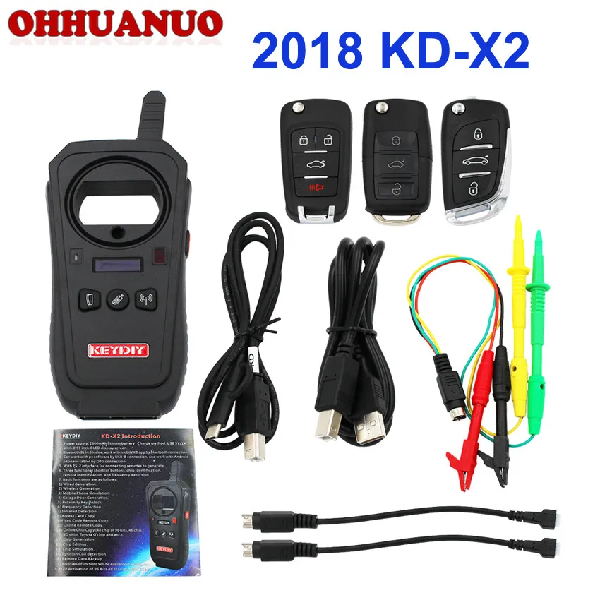 KEYDIY KD X2 Remote Maker Unlocker и генератор клонирование транспондера с 96 бит 48 копия не