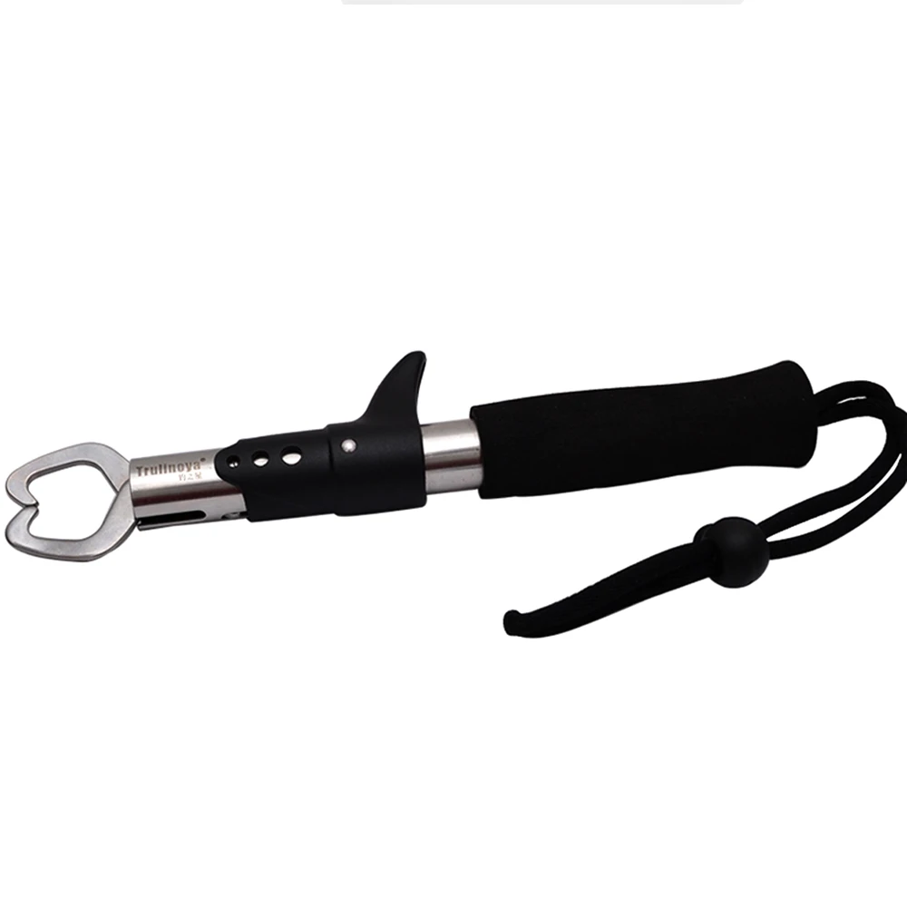 TSURINOYA 20cm 145g Stainless Steel Casting Fish Plier Scale Lip Gripper Controller With Rope Hook Remove Fishing Tackle Tool | Спорт и