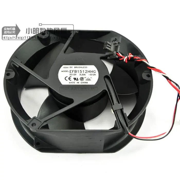 

Free Delivery. 17 cm 17251 EFB1512HHG 12 v 3.20 a industrial fan Resistance to high temperature fan