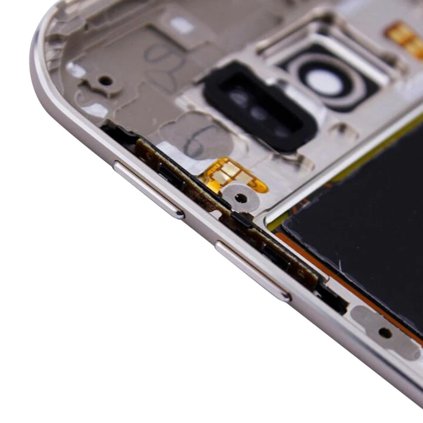 Для Samsung Galaxy S6 Edge G925 G925F G925T Plus Корпус ЖК дисплей средняя рамка Шасси пластина в