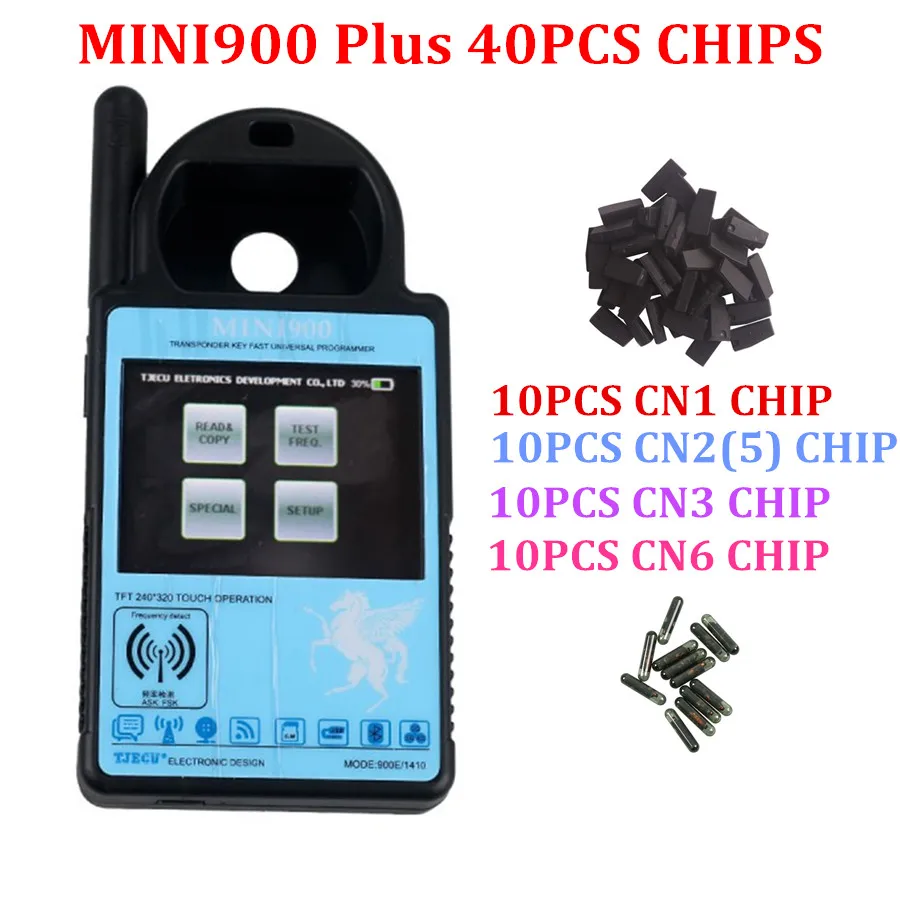 Mini900 ND900 мини ключ копировальный аппарат Поддержка клон 4C 4D 46 г 48 чип такая же Функция как Мини CN900 Ключ производитель - Цвет: Plus 40PCS CHIPS
