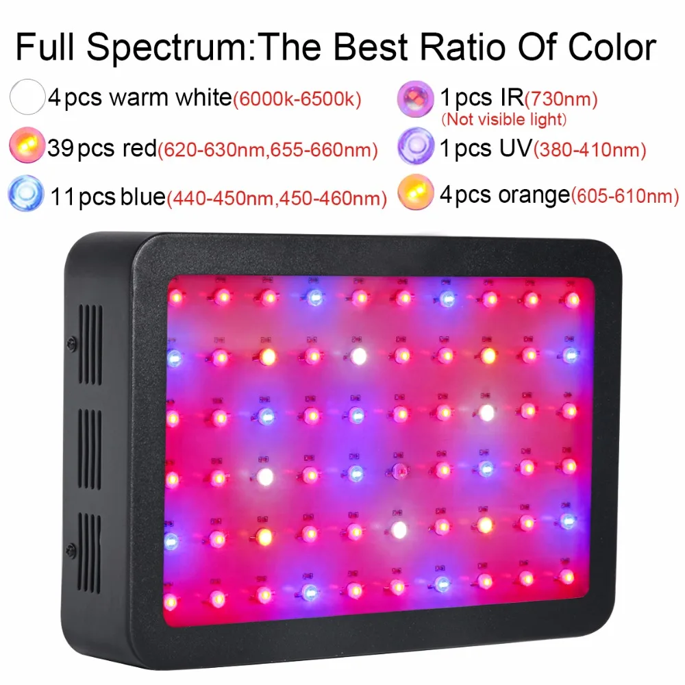 Светодиодная лампа для выращивания растений 600 Вт 5 шт./лот|led grow light 600w|led growled |