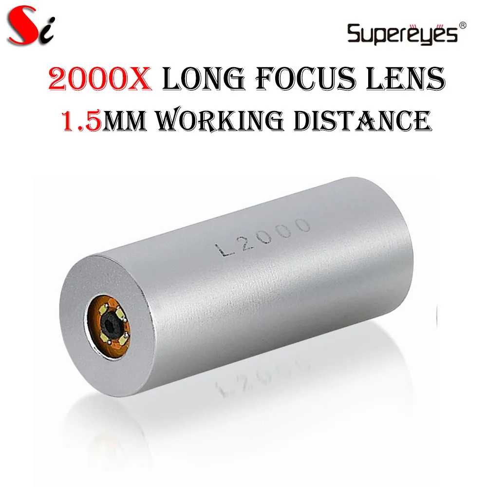 Supereyes L2000 Interchangeable 2000X High Magnification Microscope Lens for Digital B011 | Электроника