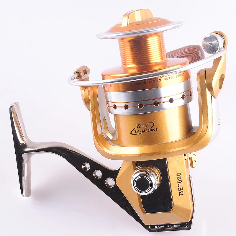 Горячая распродажа! Бесплатная доставка спиннингом рыболовная катушка BE1000-BE7000
