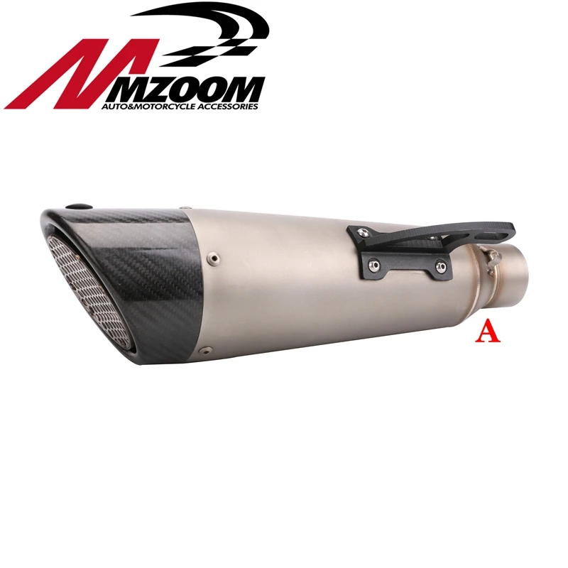 New Motorcycle Modified Exhaust Pipe 51mm 61mm exhaust Muffler pipe For KAWASAKI ER6N BMW S1000RR | Автомобили и мотоциклы