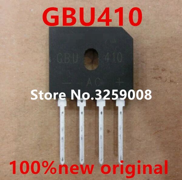 

GBU410 100% new imported original 10PCS