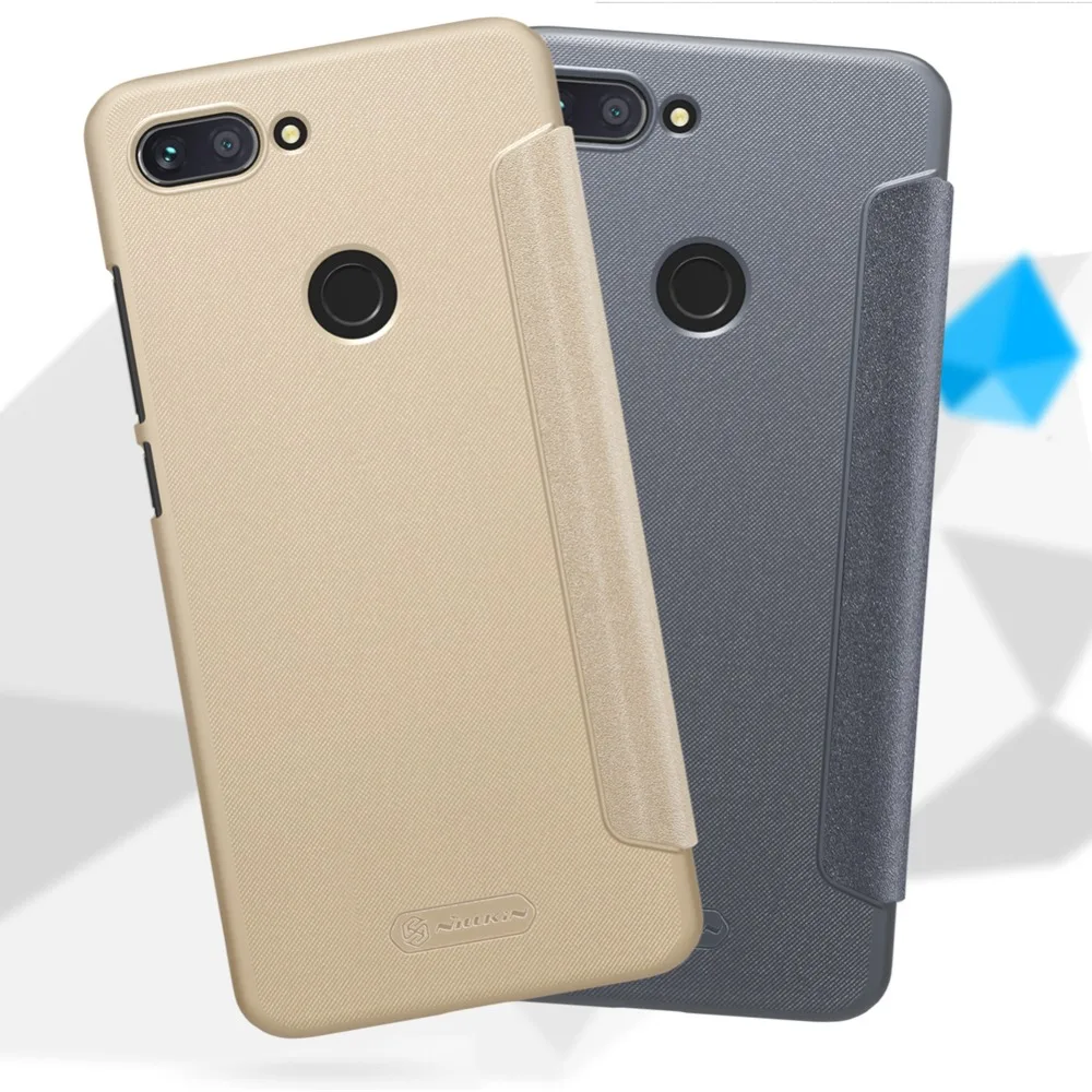 Кожаный чехол с откидной крышкой для Xiaomi Mi 8 Lite 6 26 ''простая ультра тонкий Nillkin