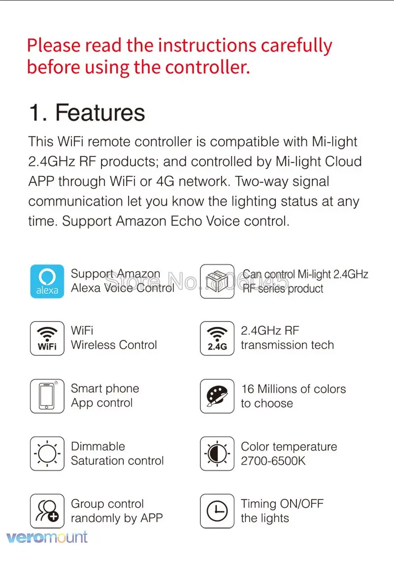 Mi светильник YT1 пульт дистанционного управления Amazon Alexa Голосовое управление Wi-Fi беспроводной и смартфон приложение управление работа с Mi. Светильник 2,4G серия