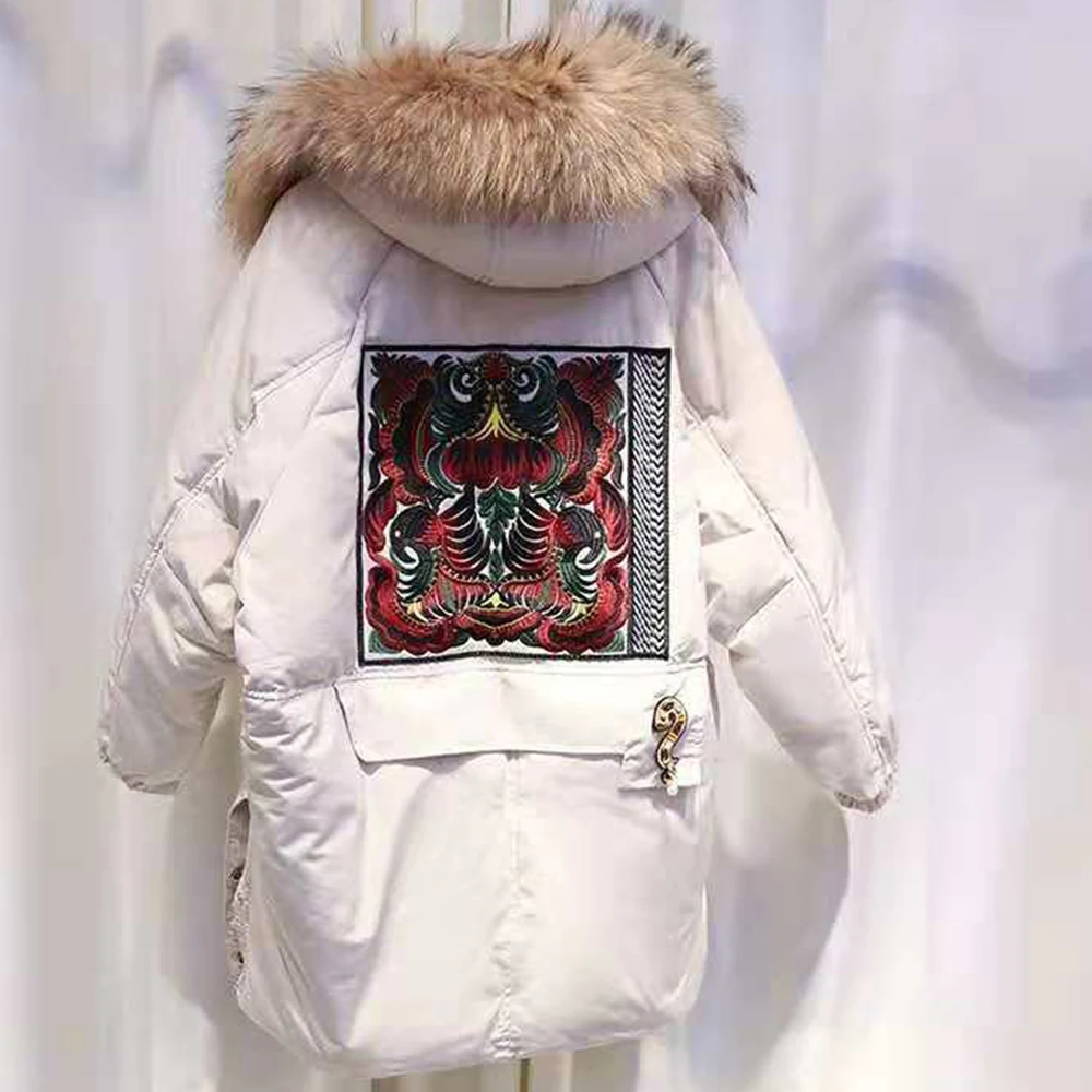2 шт. большая модная вышивка Lucky Beast Patches пришивная футболка куртка значок