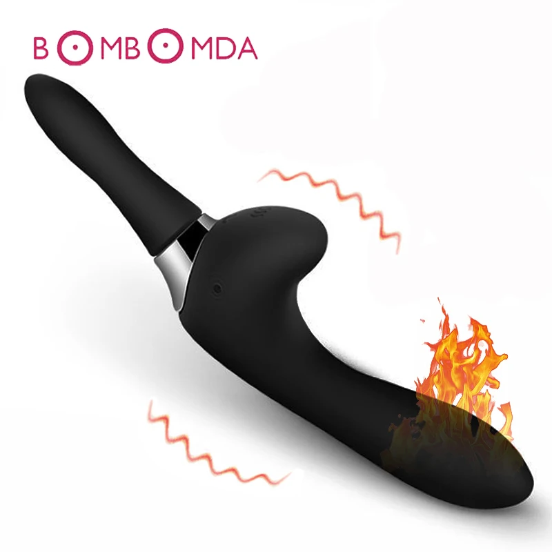 Нагревательные анальные секс игрушки Мужской Двойной Вибратор массажер