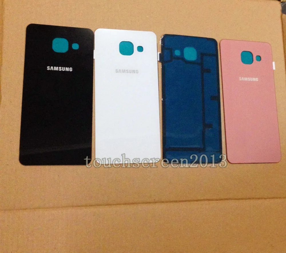 Запасная Задняя стеклянная крышка батарейного отсека для Samsung Galaxy A3 2016