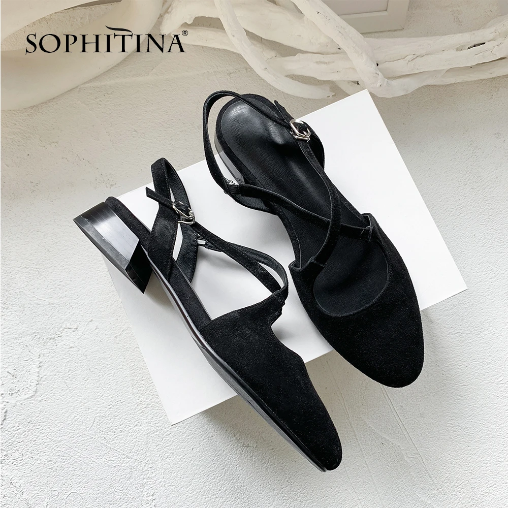 SOPHITINA/Новые Модные женские босоножки Удобная Высококачественная обувь из