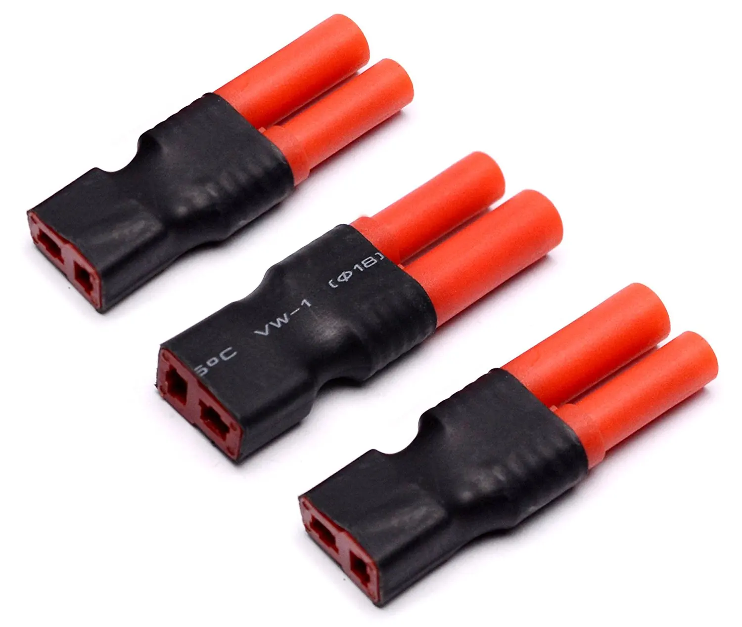 Разъем EBOYU(TM) 3 шт. HXT 4 мм для разъема Deans Female T-plug без провода адаптер патрона RC Lipo