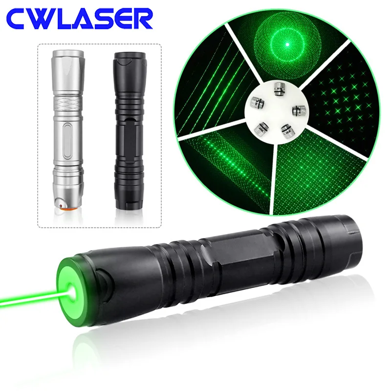 CWLASER 405 нм фиолетовый/532 Зеленый/650 Красный Фокусируемый лазерный указатель (819) +