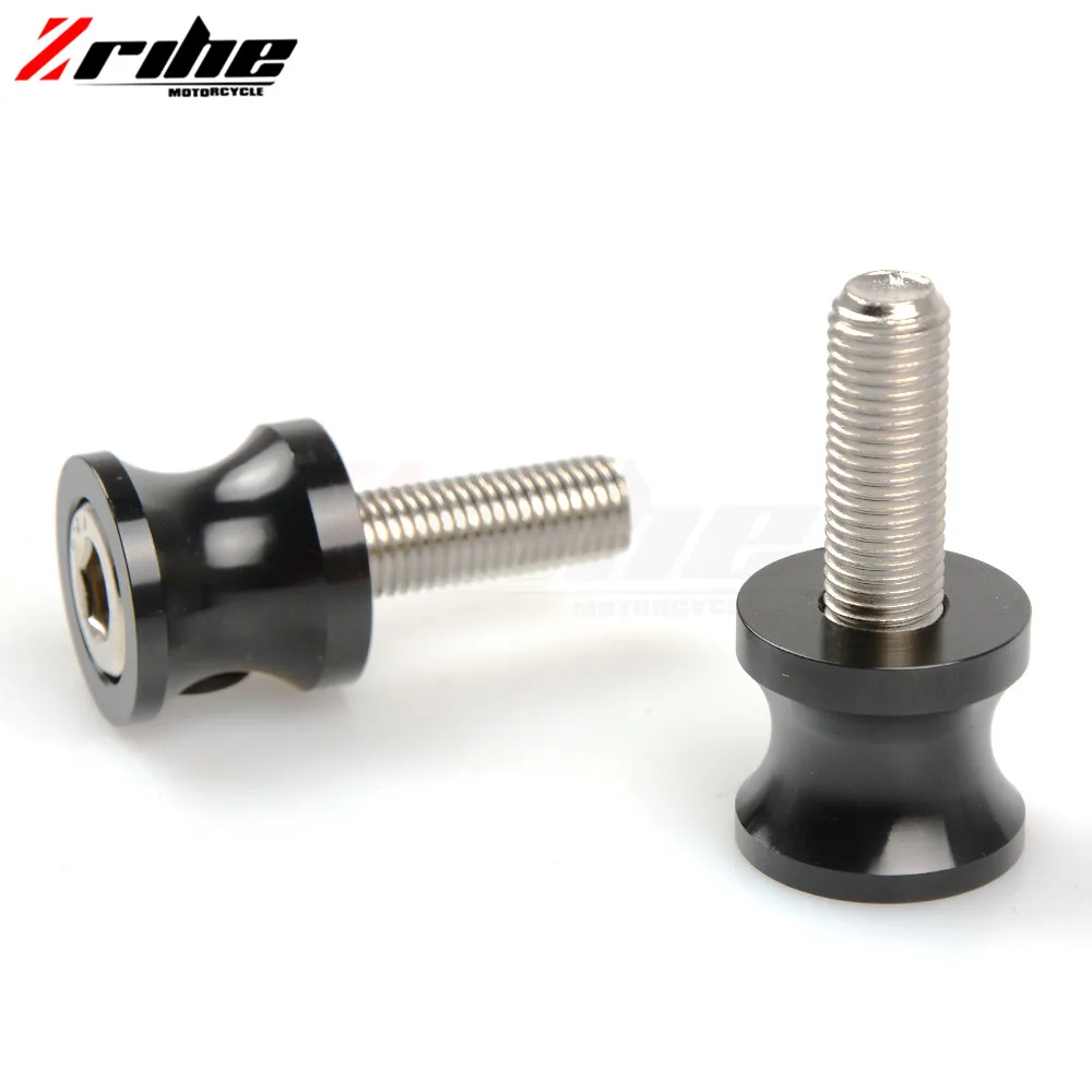 for 6mm 8mm 10mm Motorcycle CNC Aluminum Swingarm Spools Slider For Yamaha FZ6 FAZER FZ6R FZ8 FZ1 XJ6 DIVERSION MT-07 FZ-0 | Автомобили и