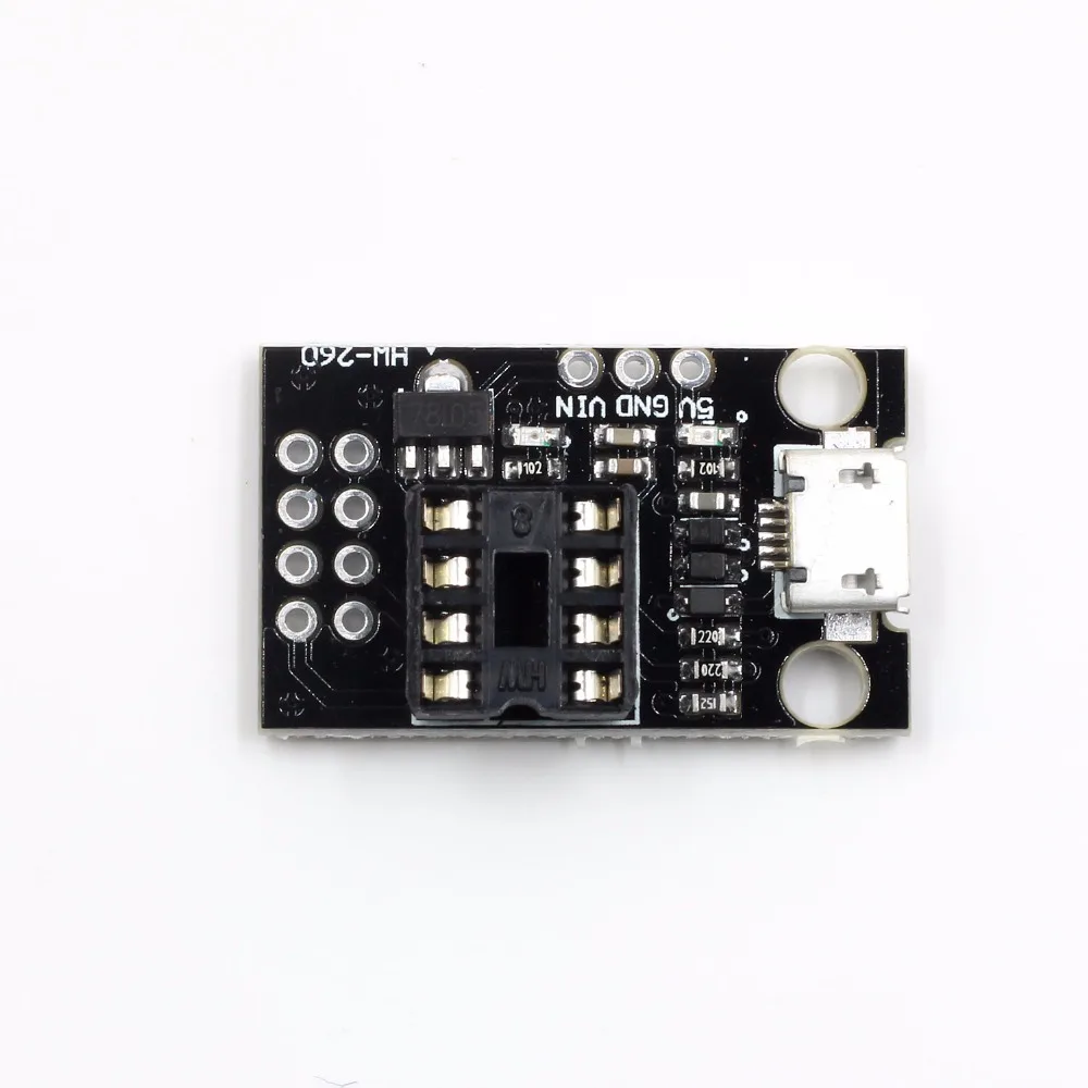 ATtiny13A/ATtiny25 /ATtiny45/ATtiny85 подключаемые к программированию электронные наборы |