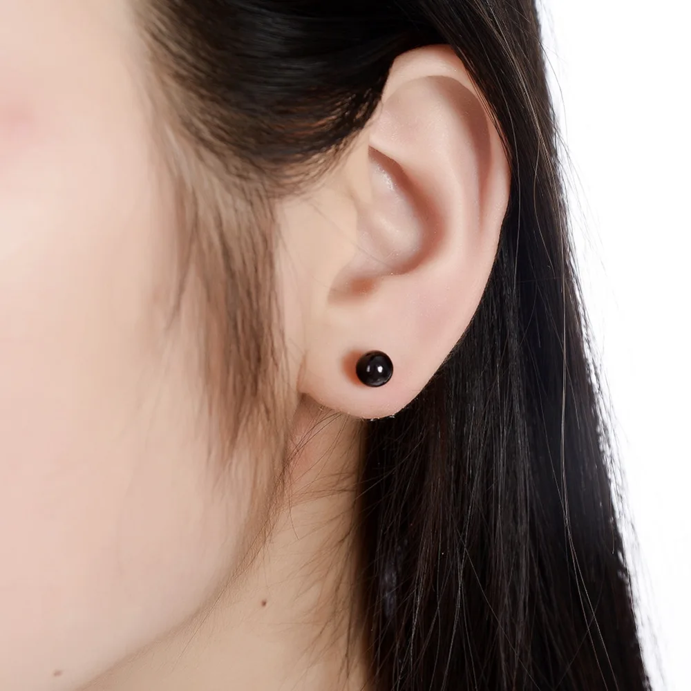 Серьги гвоздики из сплава с цветными искусственными жемчужинами 36 парт/лот|pearl stud