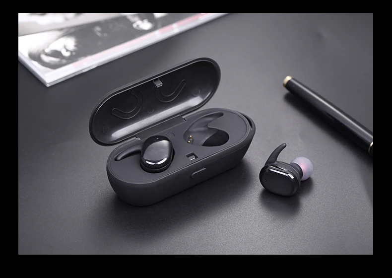 Близнецы Беспроводной Bluetooth наушники Водонепроницаемый Беспроводной наушники-вкладыши спортивные наушники Наушники Mini с micphone для ip7 samsung