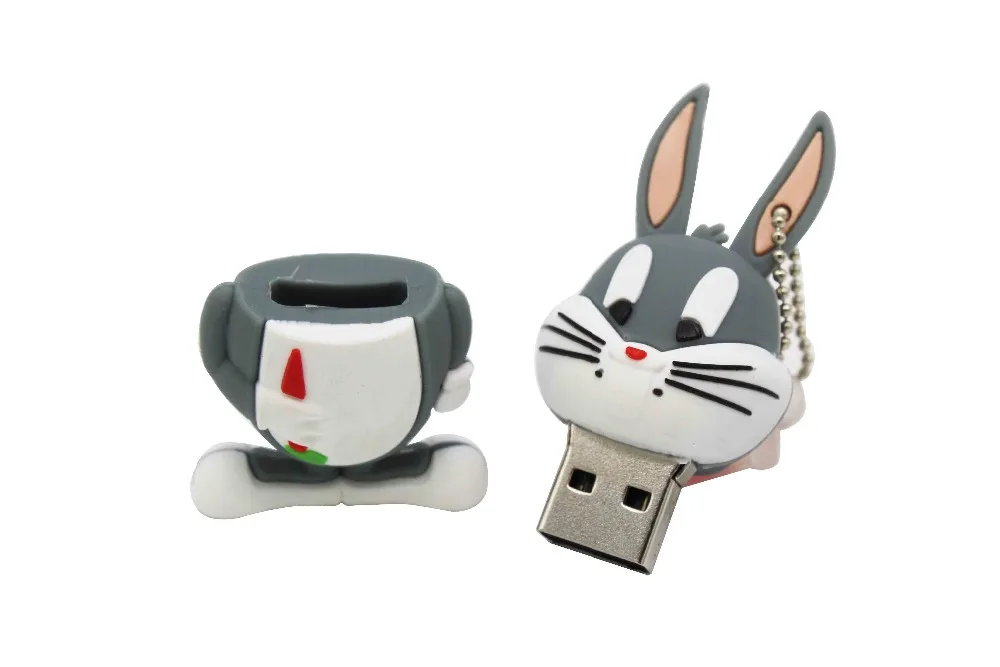 Looney ttes usb флеш-накопитель 32 ГБ флеш-накопитель 16 ГБ 8 ГБ 4 ГБ жуки кролик Даффи утка мультфильм горячая Распродажа животных ручка-накопитель usb 2,0