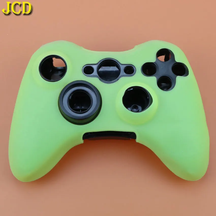 JCD 1 шт. силиконовый защитный чехол, кожный чехол для Xbox 360 для MicroSoft Xbox360 Геймпад, силиконовый светильник, прочный - Цвет: E