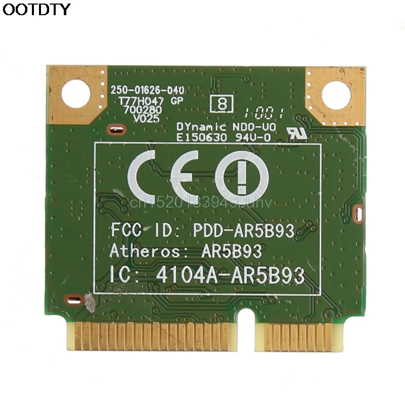 AR5B93 AR9283 мини PCI-E беспроводная Wi-Fi карта Wlan 300Mpbs для Atheros # L059 Новинка | Компьютеры и