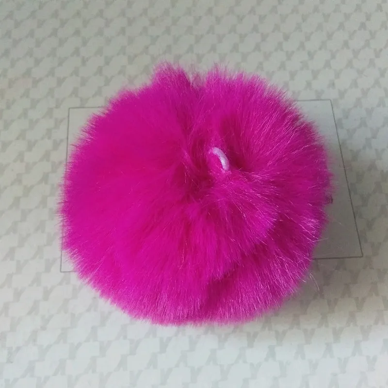 2019 Симпатичные искусственного бобра помпон из меха кролика пушистый меховой шар