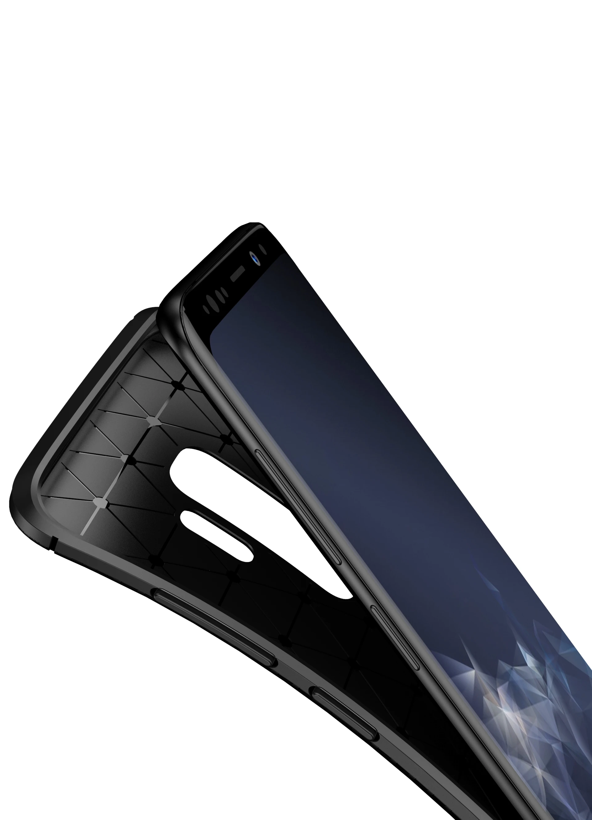 Чехол из углеродного волокна для телефона Samsung Galaxy Note 9 S9 S10 e S10e 5G M10 M20 M30 A10 A30 A40 A50 A70