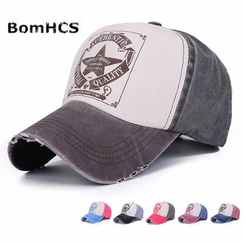 BomHCS пять звезд винтажная шляпа водителя грузовика Регулируемая саржевая
