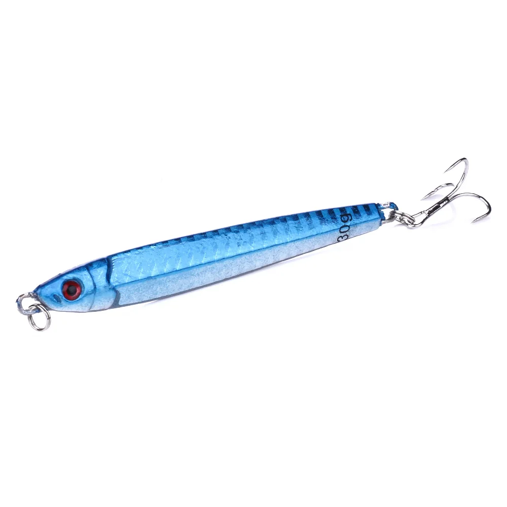 

HENGJIA 100pcs 9cm 30g hard metal lead fishing lures wobbler jig lures sea sinking fishing baits pesca fishing tackles