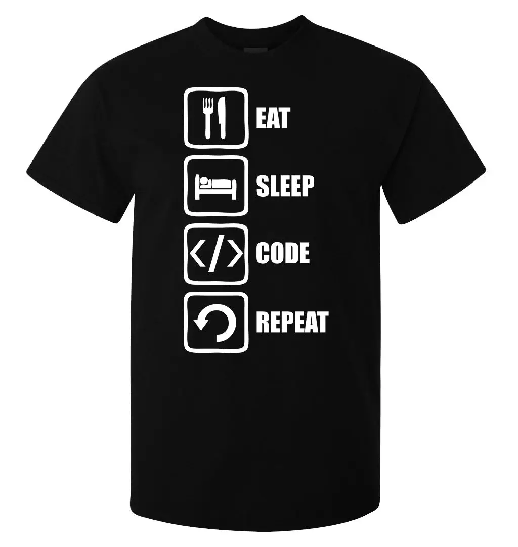 Eat sleep do a flip repeat забавный слоган Паркур фрирун Мужская футболка черная забавная