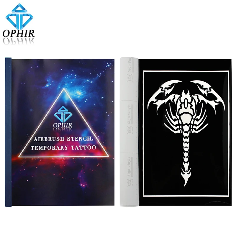 OPHIR 15 видов конструкций трафареты для татуировок животный узор большой размер