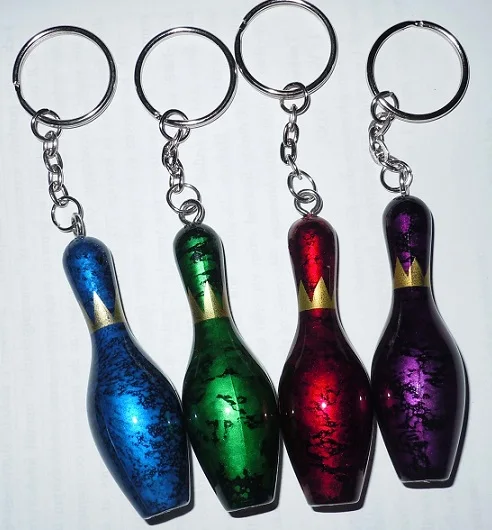 Горячая продажа Модный Красочный tenpin брелок для боулинга|bowling pin keychain|tenpin bowlingbowling