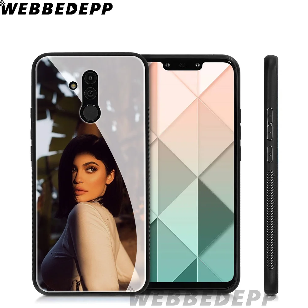 Чехол из закаленного стекла Kylie Jenner kim kardashian для Huawei Mate 20 P20 P10 P Smart 2019 2018 &amp Honor 10 9 8X 7A