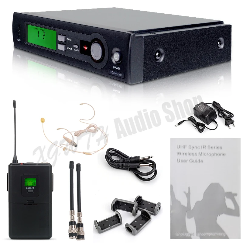 SLX SLX24 Профессиональная UHF Беспроводная микрофонная система Кардиоидная беспроводная гарнитура нагрудная гарнитура с лацканами сцена, караоке DJ