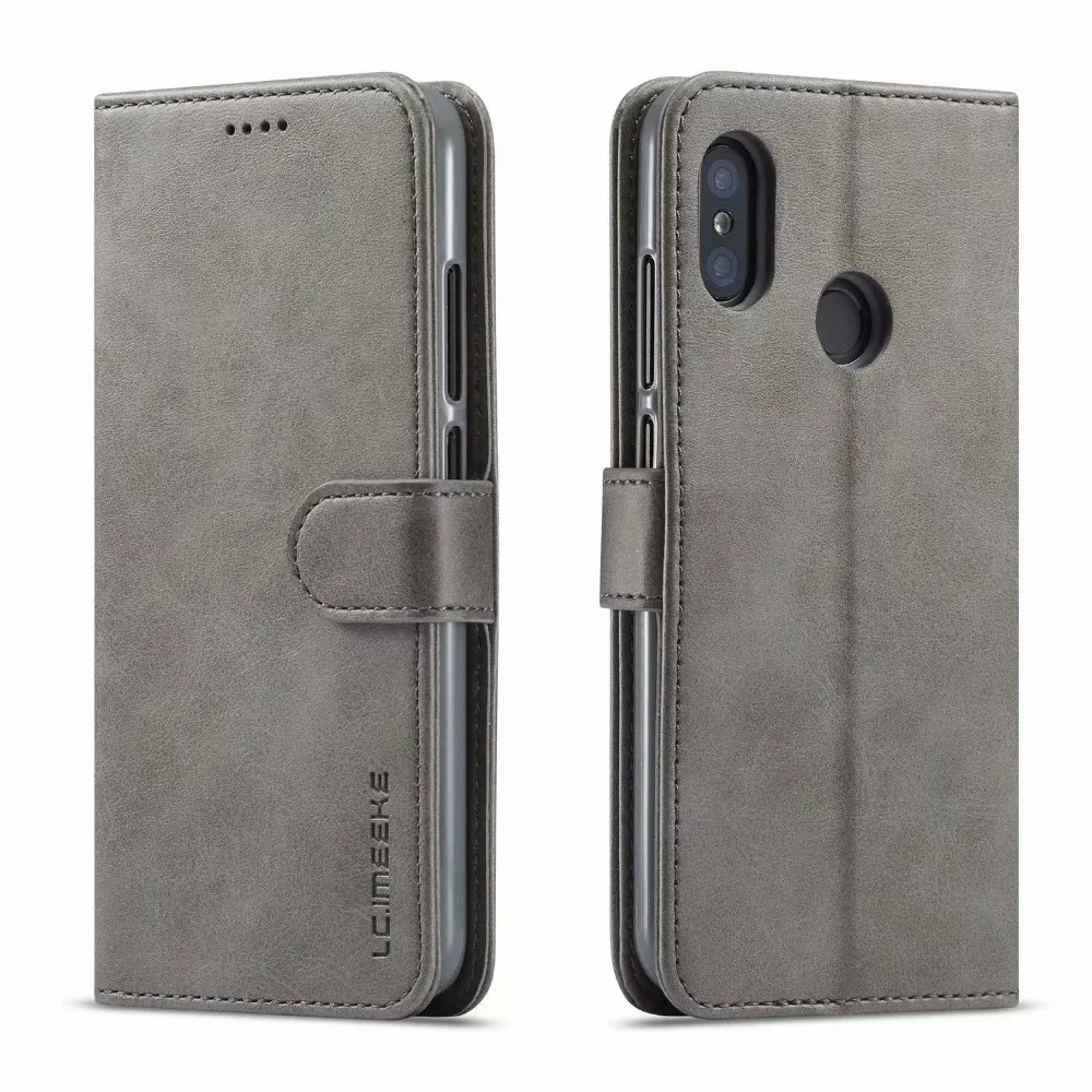Кожаный флип чехол для Xiaomi Redmi Note 6 pro бумажник магнитный телефона 6A note 4x 4A чехлы