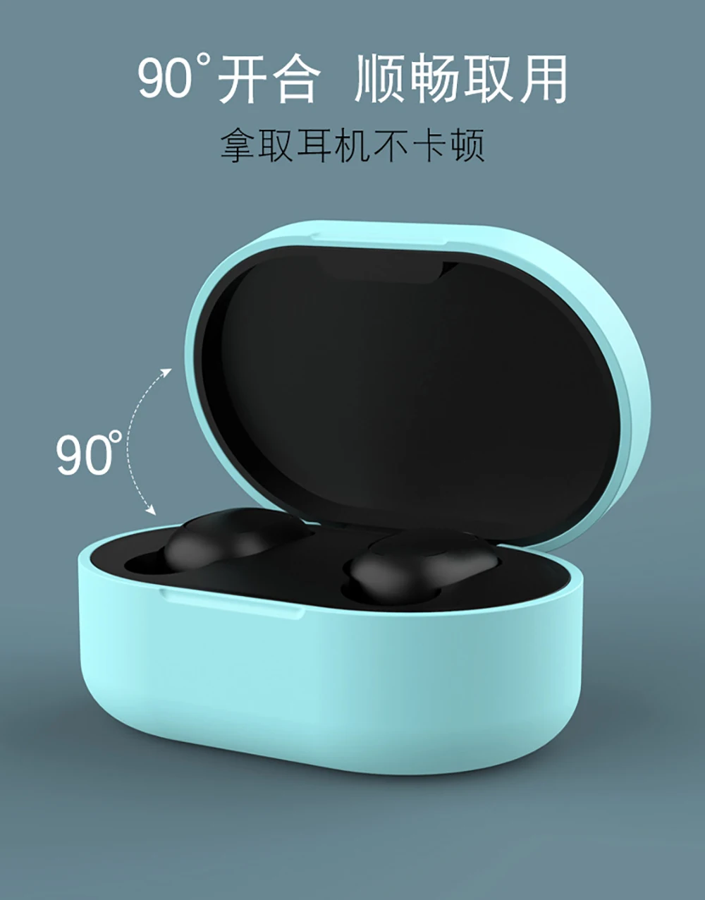 Силиконовый чехол для Xiaomi Mijia Redmi Airdots Молодежная версия Bluetooth наушники TWS защитный чехол для зарядки мягкий чехол из ТПУ