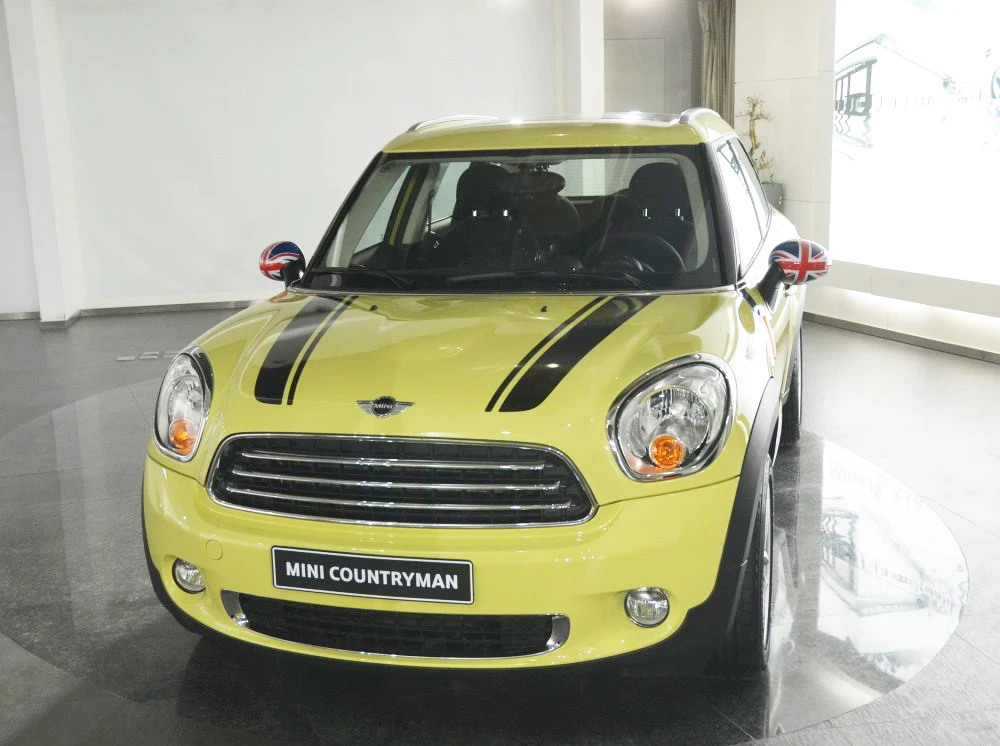 Наклейки на капот для автомобиля, наклейка на голову в полоску для MINI Cooper One S JCW Countryman Clubman R55 R60 R61 F54 F55 F56, автомобильные аксессуары