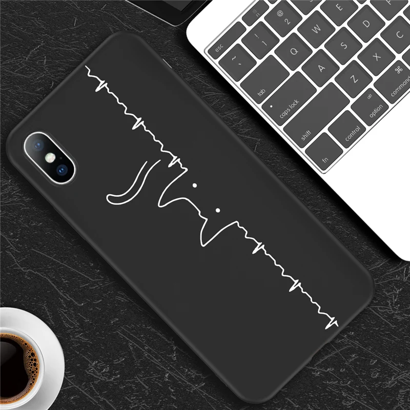 Lovebay чехол для телефона для iPhone 11, 6, 6 s, 7, 8 Plus, X, XR, XS, 11Pro, Max, 5, 5S, SE, мягкий ТПУ чехол с рисунком кота, собаки, Луны - Цвет: T2