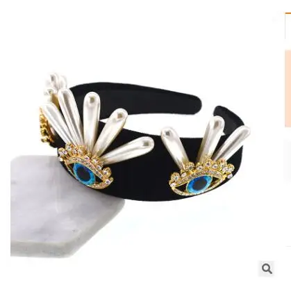 Новинка 2019 модные ободки для волос в стиле ретро барокко ободок с пряжкой и