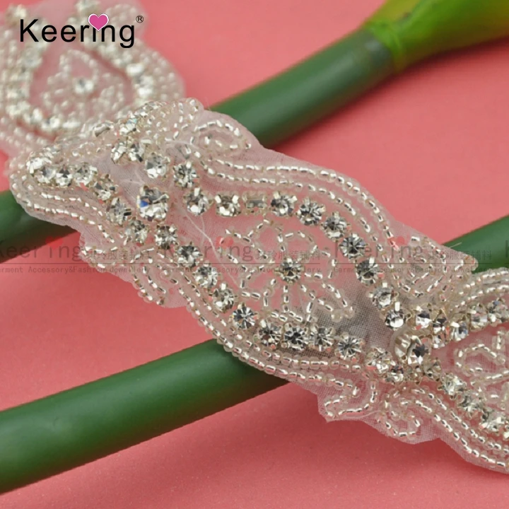 Серебряные украшения из горного хрусталя для шитья одежды аксессуары 4 см WRA